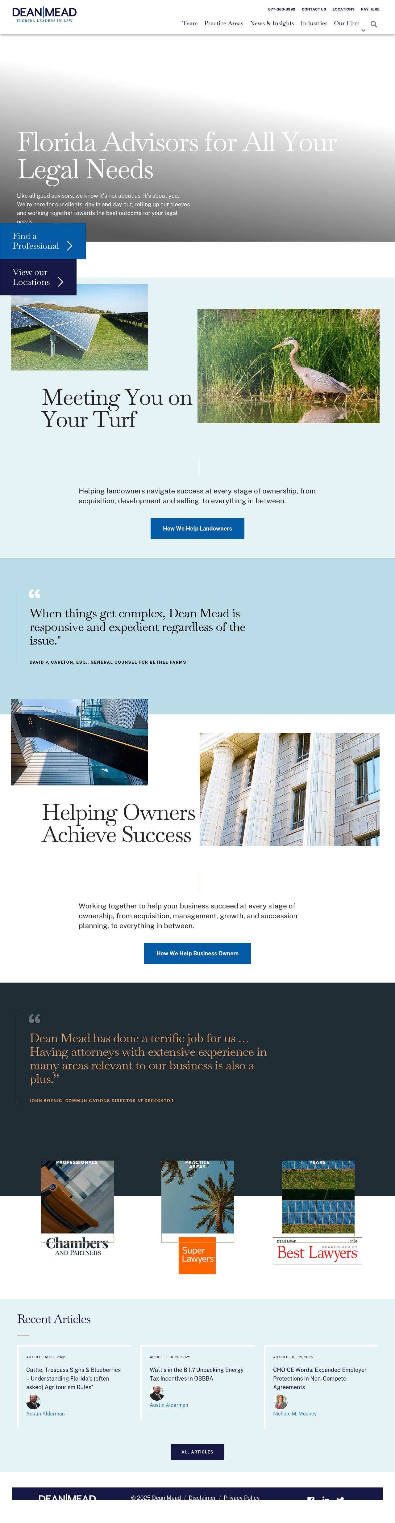Dean, Mead, Minton & Zwemer - Fort Pierce FL Lawyers