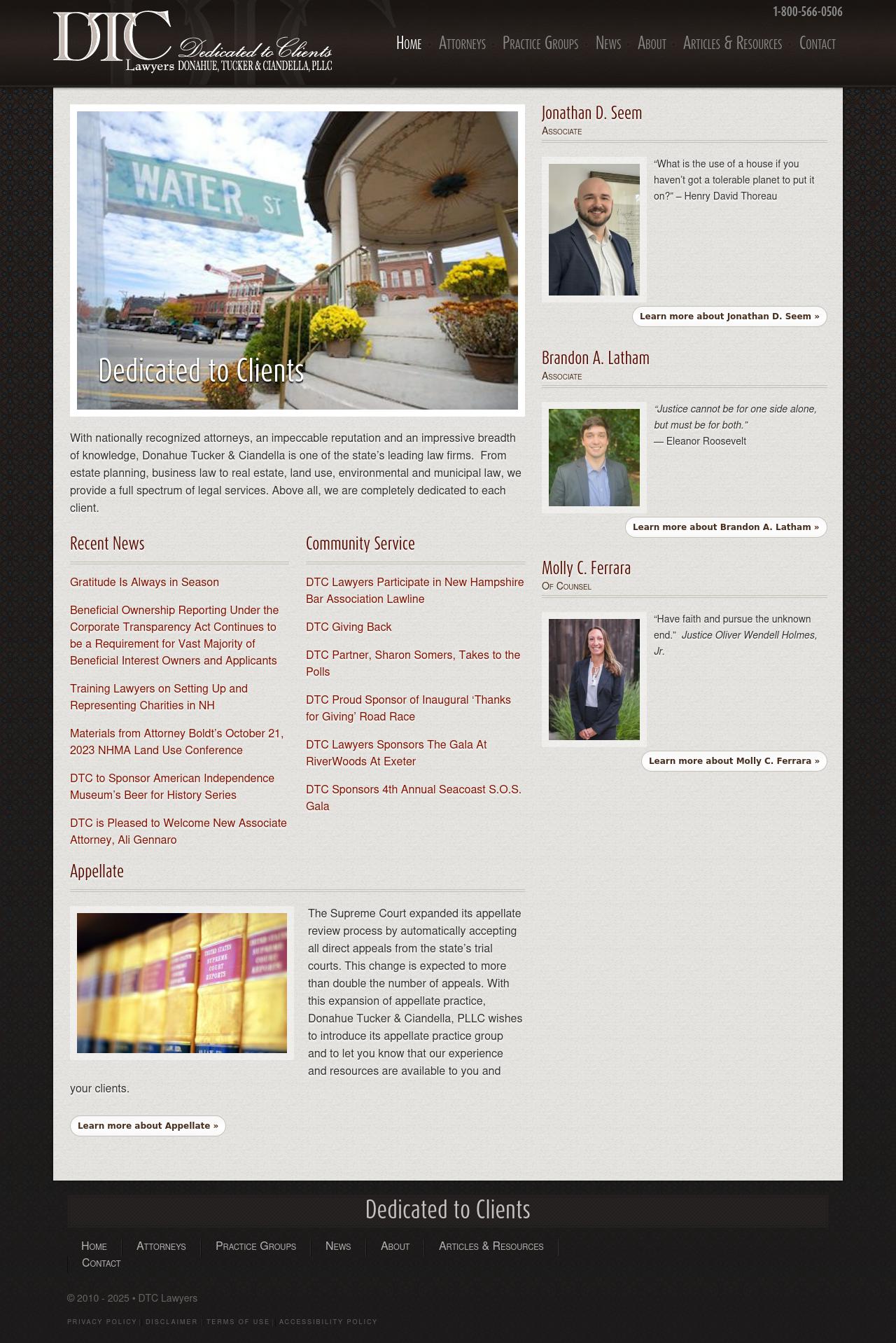 Donahue Tucker & Ciandella PLLC - Exeter NH Lawyers