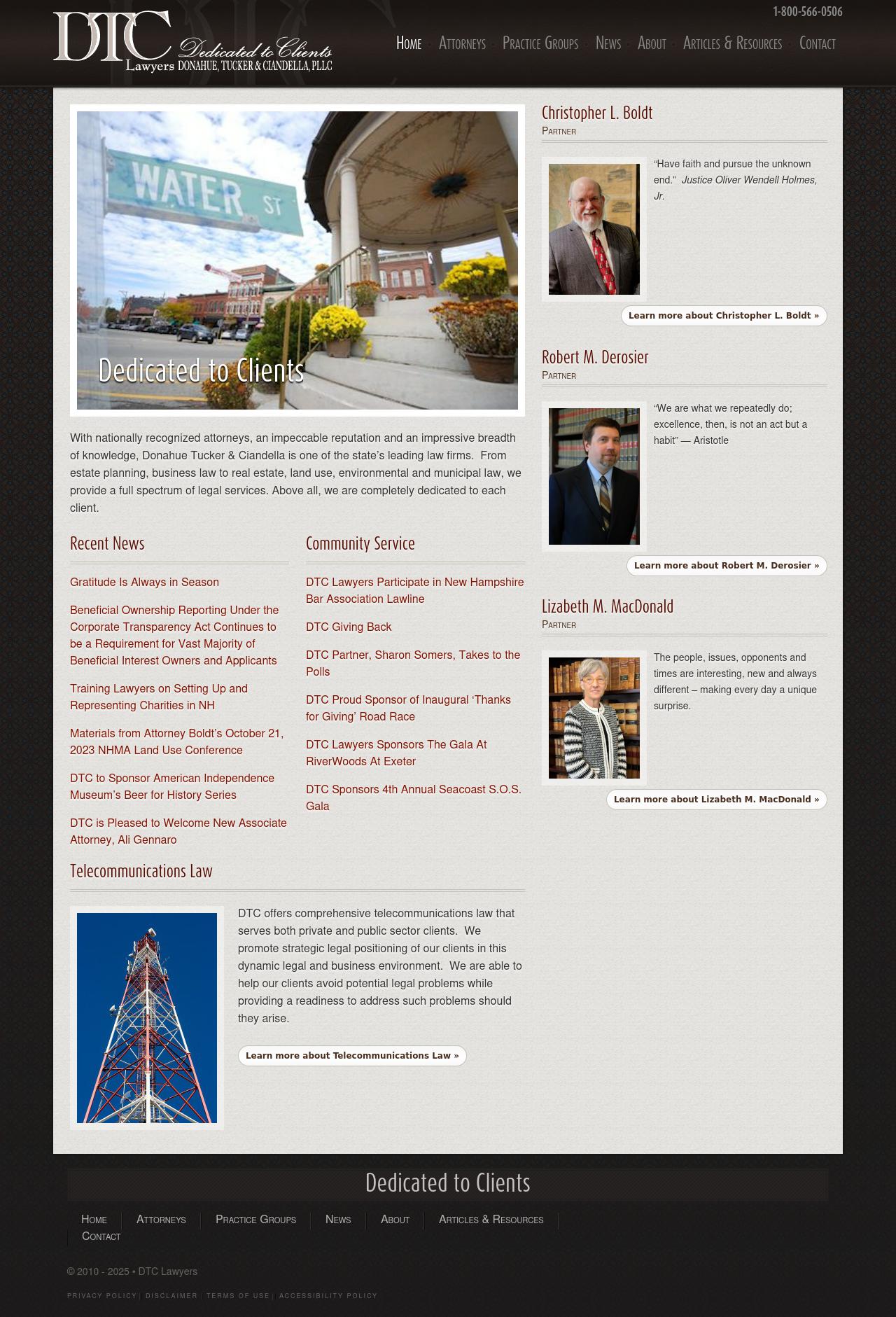 Donahue Tucker & Ciandella PLLC - Meredith NH Lawyers