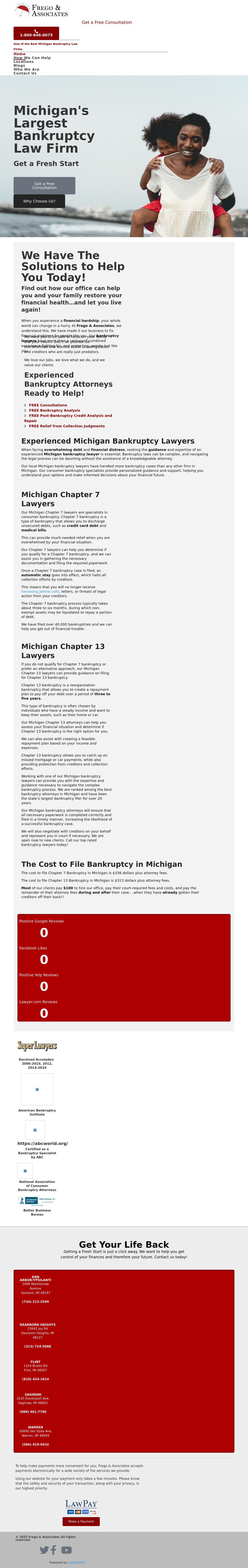 Frego & Associates-The Bankruptcy Law Office, P.L.C. - Dearborn Heights MI Lawyers