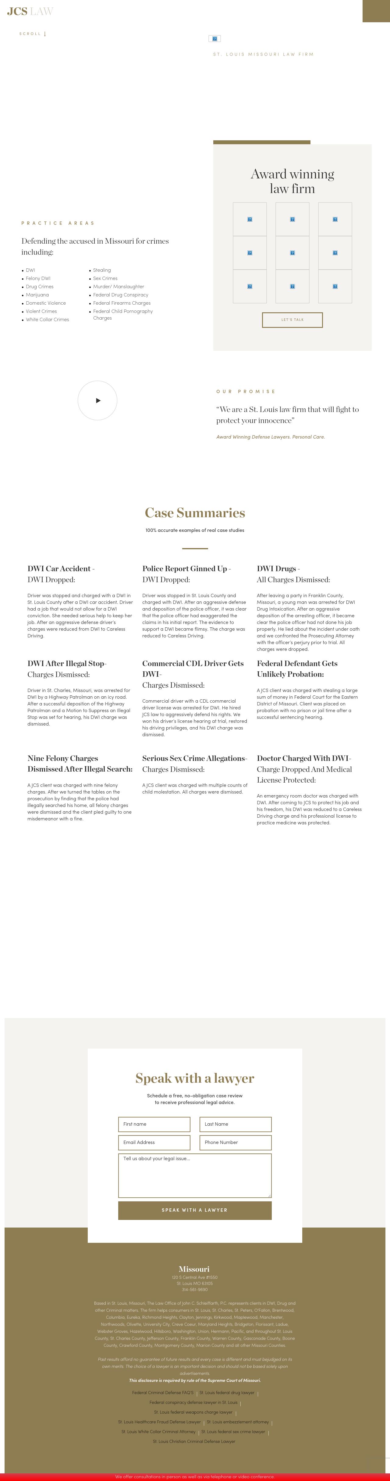JCS Law - John C. Schleiffarth, P.C. - St. Louis MO Lawyers