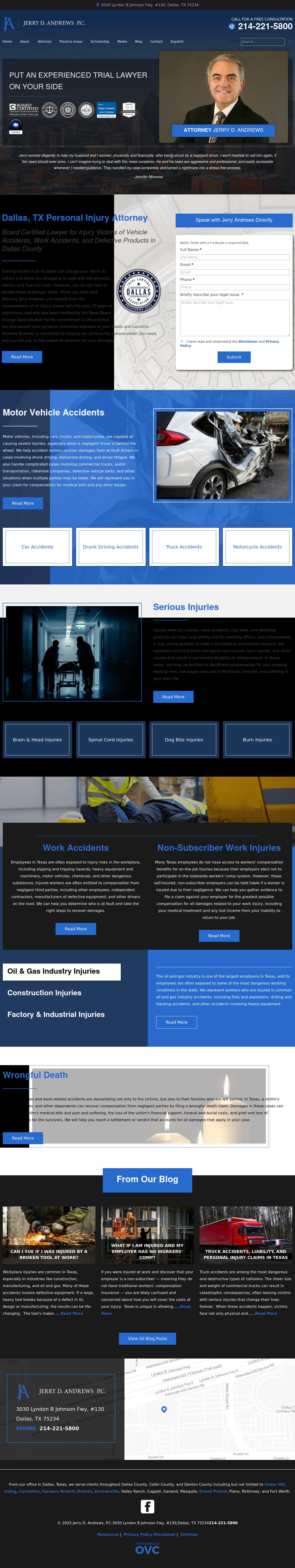 Jerry D. Andrews, P.C. - Dallas TX Lawyers