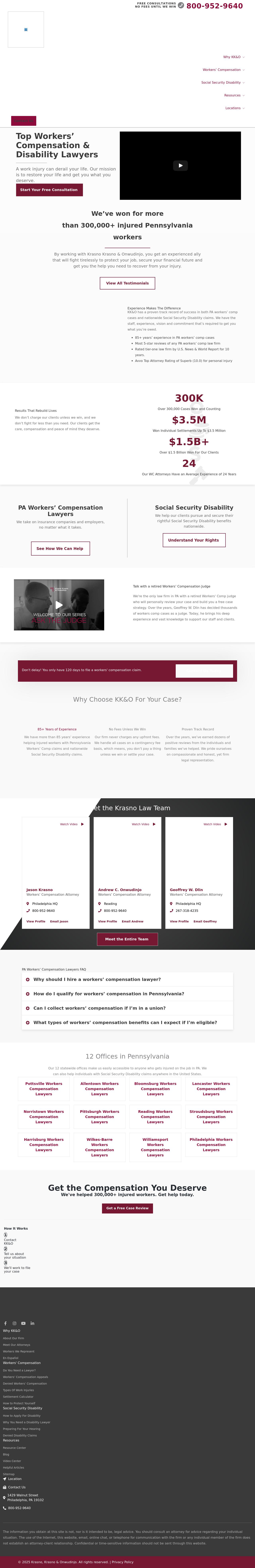 Krasno, Krasno & Onwudinjo - Wilkes-Barre PA Lawyers