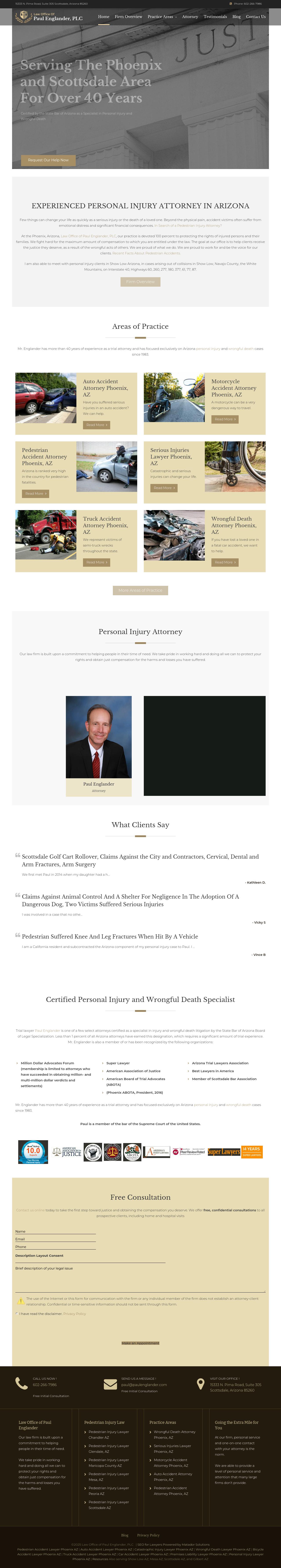 Law Office of Paul Englander, PLC - Phoenix AZ Lawyers