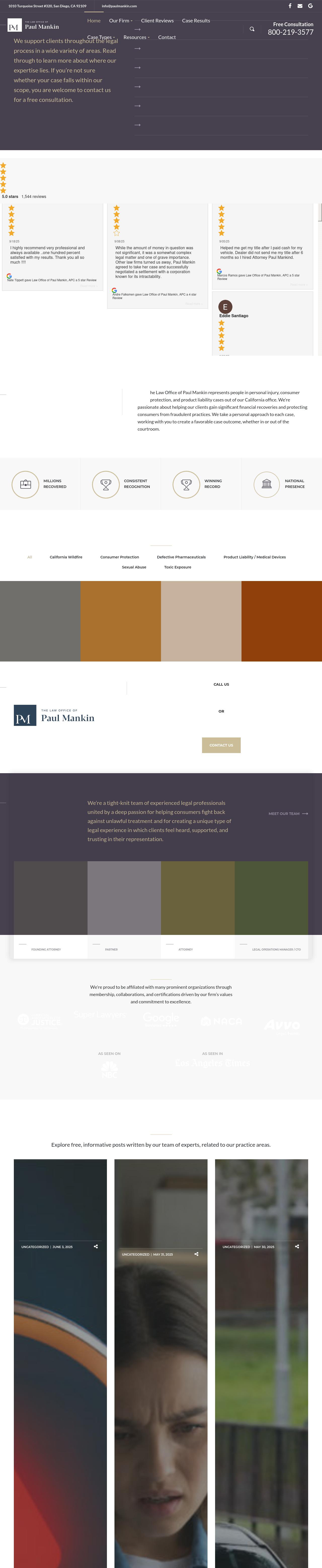 Law Office of Paul Mankin - San Diego CA Lawyers