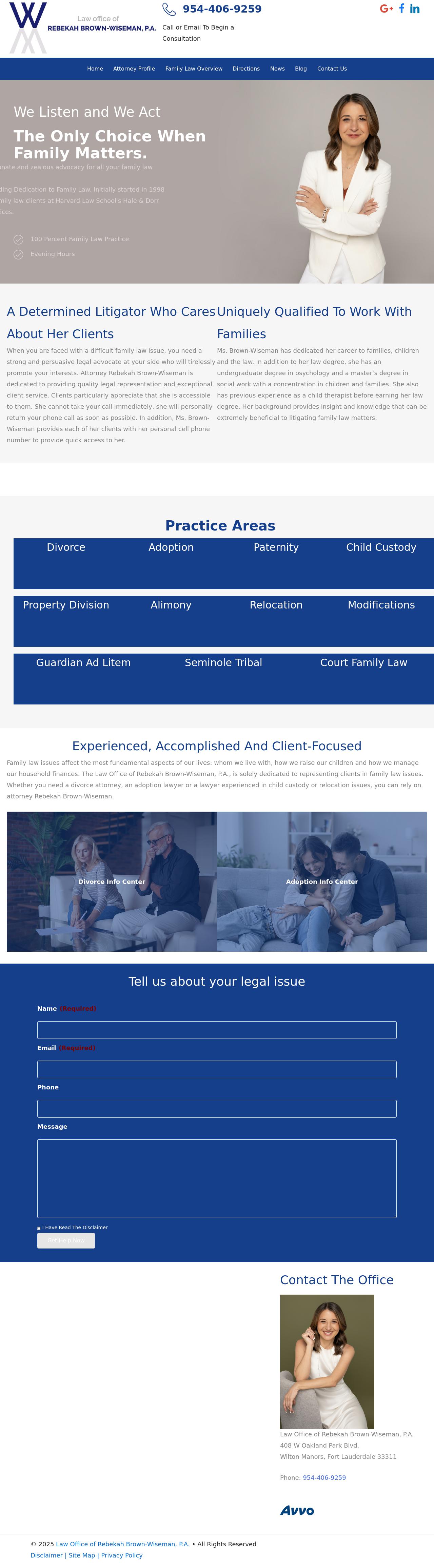 Law Office of Rebekah Brown-Wiseman, P.A. - Fort Lauderdale FL Lawyers