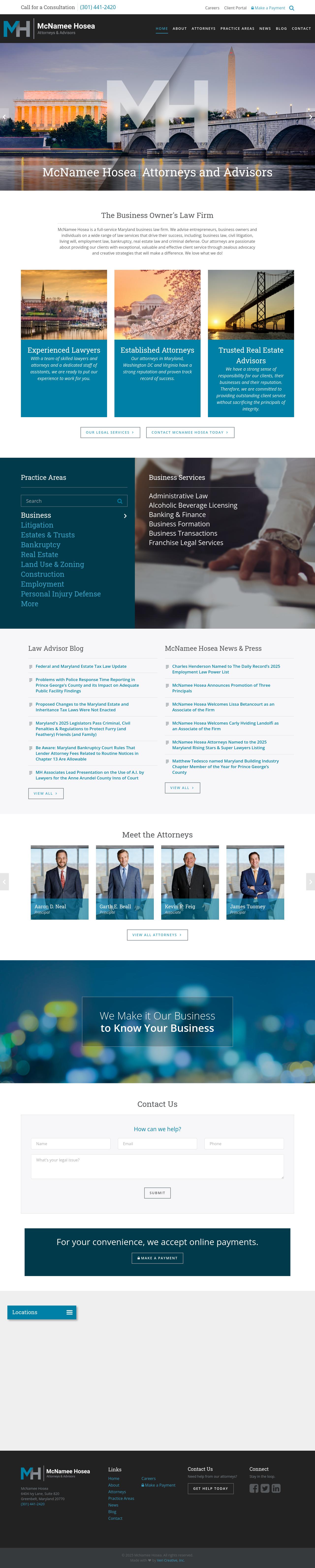 McNamee, Hosea, Jernigan, Kim, Greenan & Lynch, P.A. - Annapolis MD Lawyers