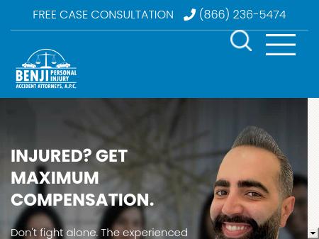 Benji Personal Injury - Accident Attorneys, A.P.C - Anaheim CA Lawyers