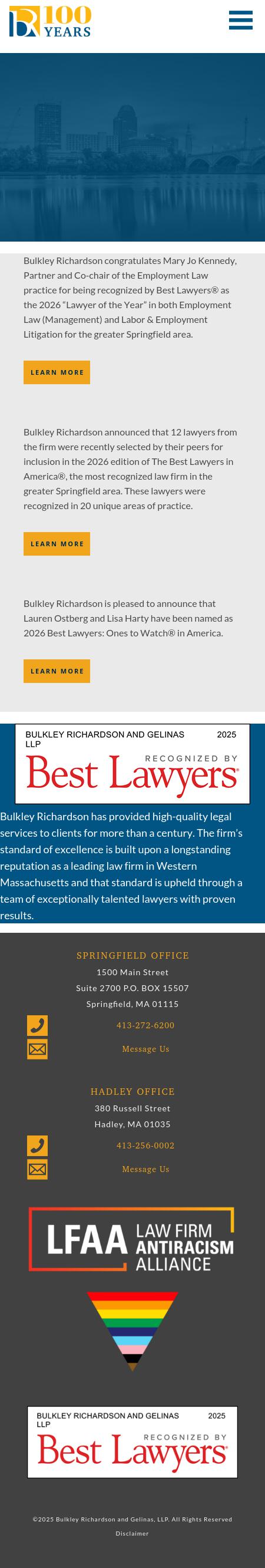 Bulkley, Richardson and Gelinas, LLP - Boston MA Lawyers