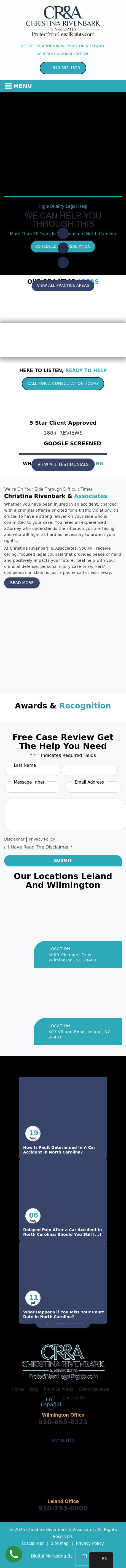 Christina Rivenbark & Associates - Wilmington NC Lawyers