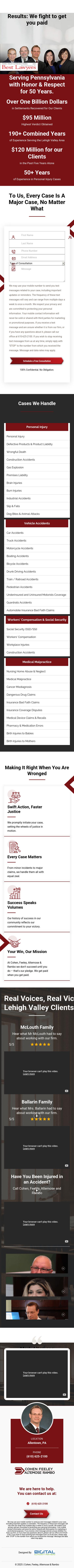 Cohen, Feeley, Altemose & Rambo - Bethlehem PA Lawyers