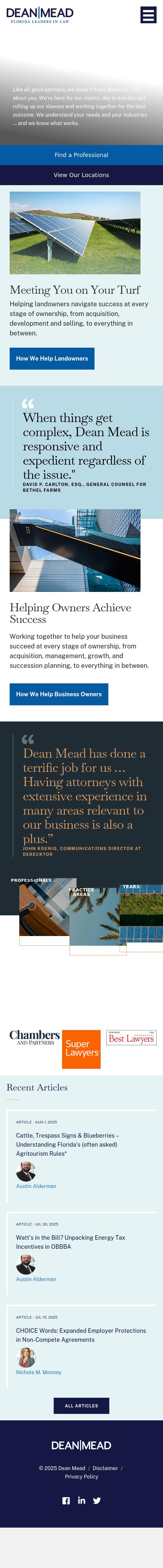 Dean, Mead, Minton & Zwemer - Fort Pierce FL Lawyers
