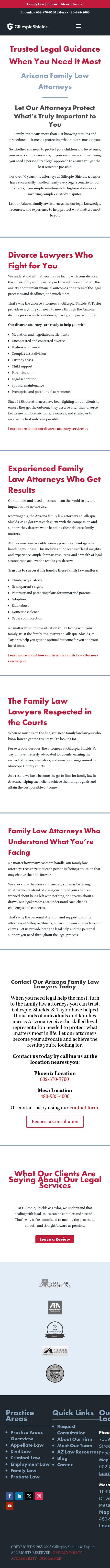 Gillespie, Shields & Durrant - Mesa AZ Lawyers