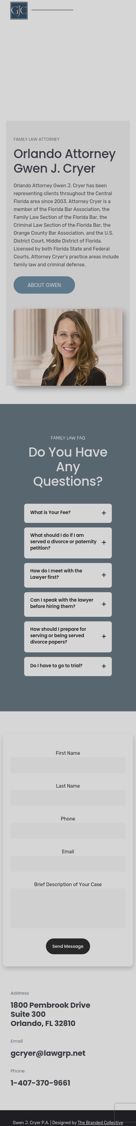 Gwen J. Cryer, Attorney at Law - Orlando FL Lawyers