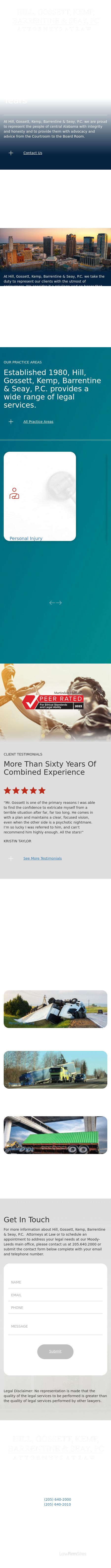 Hill, Hill and Gossett, P.C. - Moody AL Lawyers