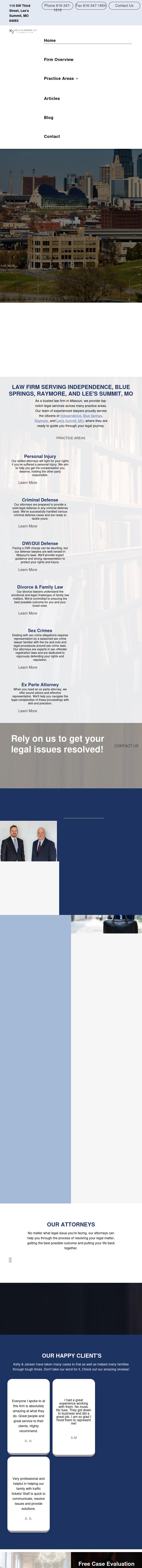 Kelly, Symonds & Reed, LLC - Lee's Summit MO Lawyers