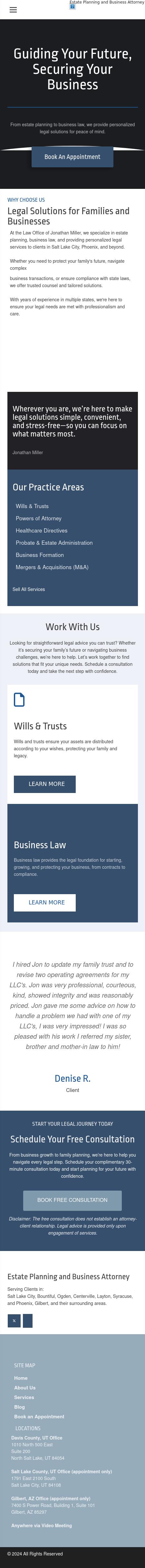 Law Office of Jonathan Miller - Bountiful UT Lawyers