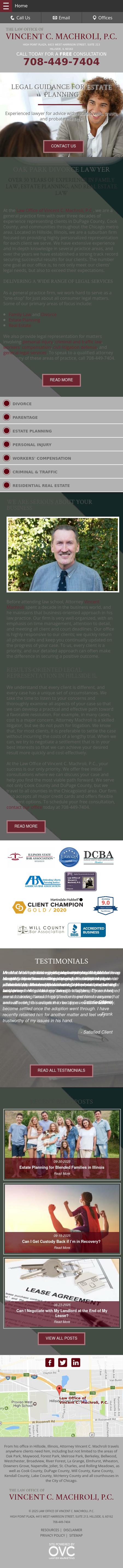 Law Office of Vincent C. Machroli, P.C. - Hillside IL Lawyers
