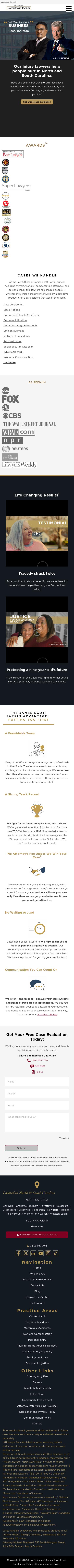 Law Offices of James Scott Farrin - Greensboro NC Lawyers