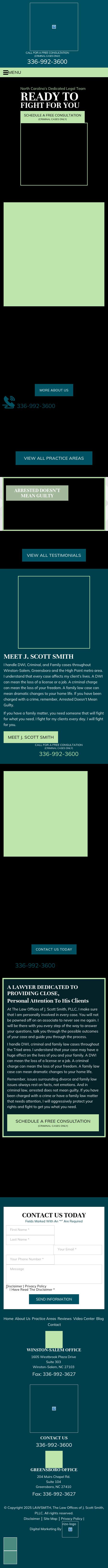 LAWSMITH, The Law Offices of J. Scott Smith, PLLC - Winston Salem NC Lawyers