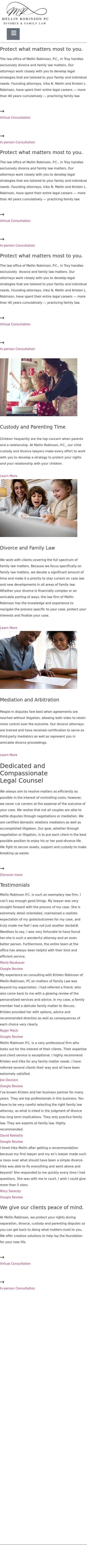 Mellin Robinson, P.C. - Troy MI Lawyers