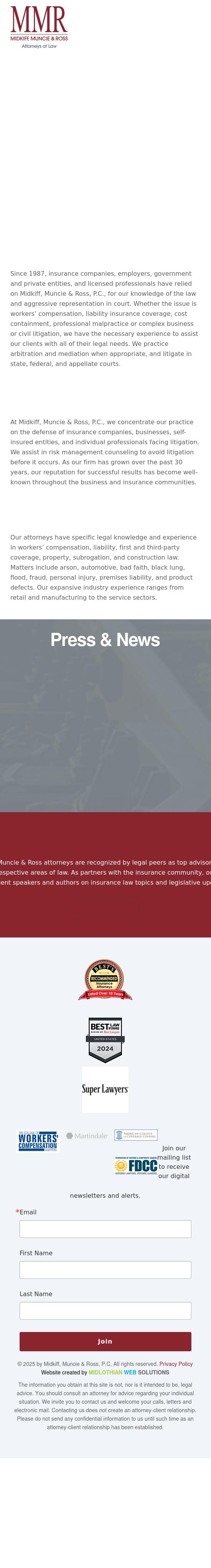 Midkiff, Muncie & Ross, P.C. - Roanoke VA Lawyers