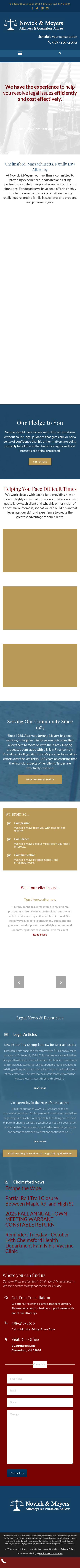 Novick & Meyers - Westford MA Lawyers