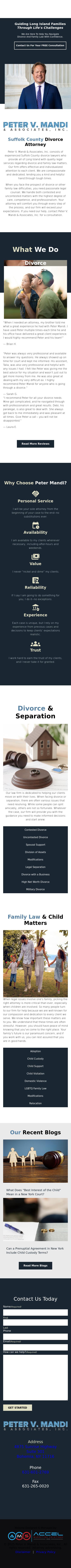 Peter V. Mandi & Associates, Inc. - Bohemia NY Lawyers