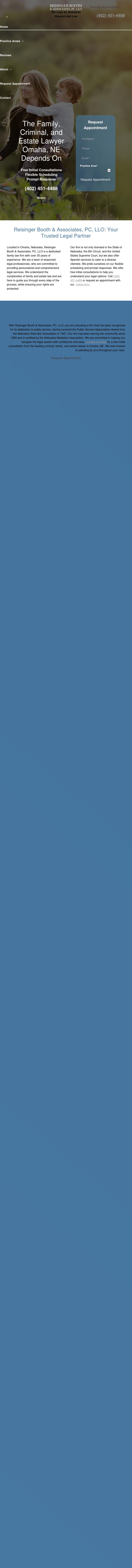 Reisinger Booth & Associates, P.C., L.L.O. - Omaha NE Lawyers