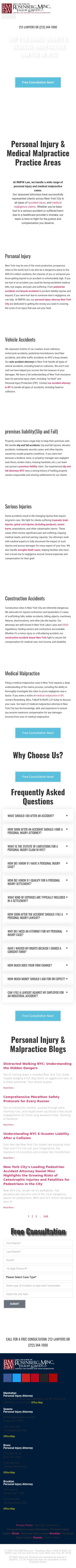 Rosenberg, Minc, Falkoff & Wolff, LLP - New York NY Lawyers