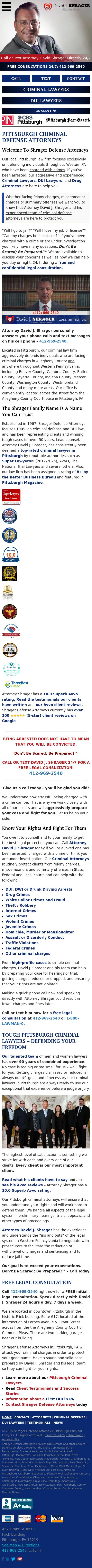 Shrager Defense Attorneys - Pittsburgh PA Lawyers