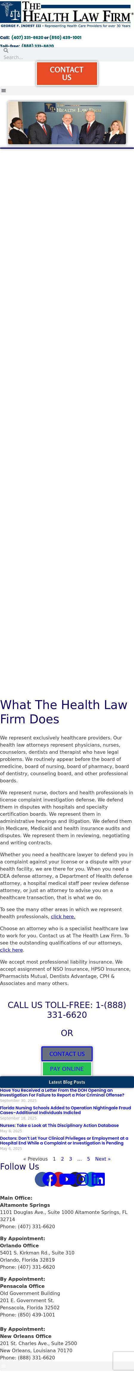 The Health Law Firm - Altamonte Springs FL Lawyers