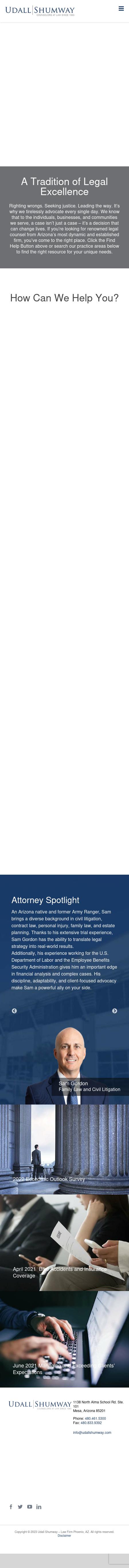 Udall Shumway PLC - Yuma AZ Lawyers