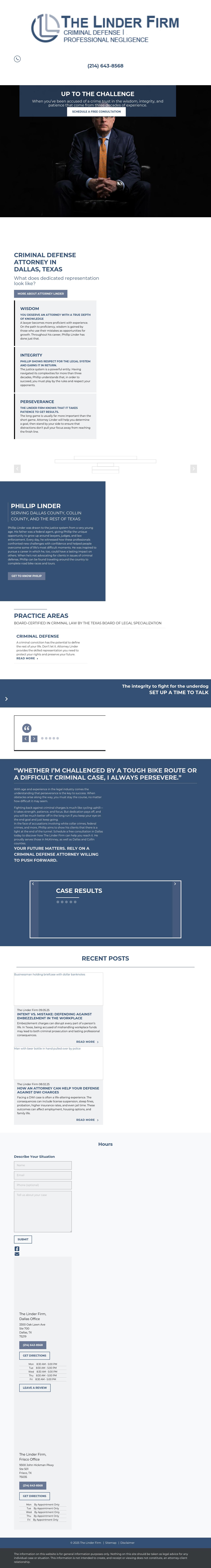 Phillip A. Linder - Allen TX Lawyers