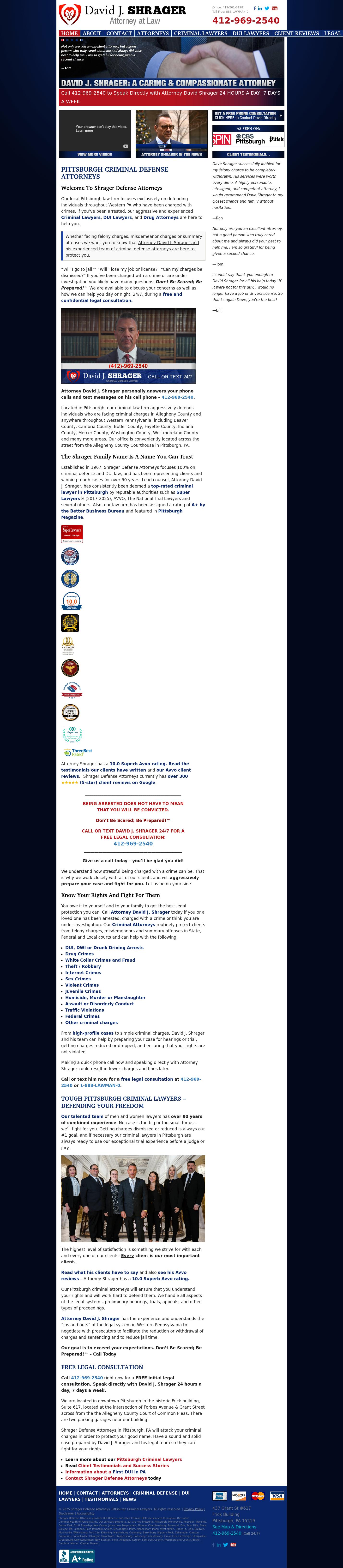 Shrager Defense Attorneys - Pittsburgh PA Lawyers