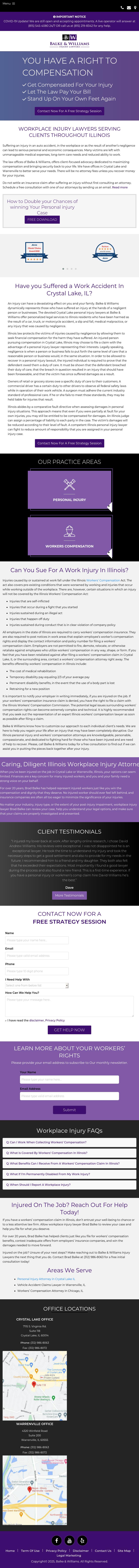 Brad J. Balke, P.C. - Crystal Lake IL Lawyers