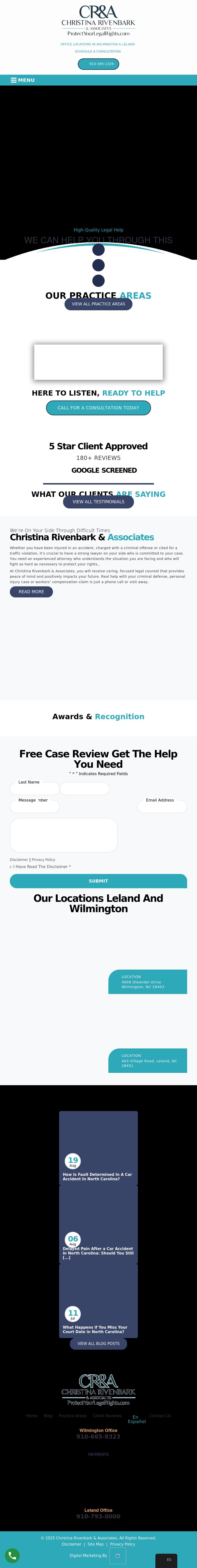 Christina Rivenbark & Associates - Wilmington NC Lawyers