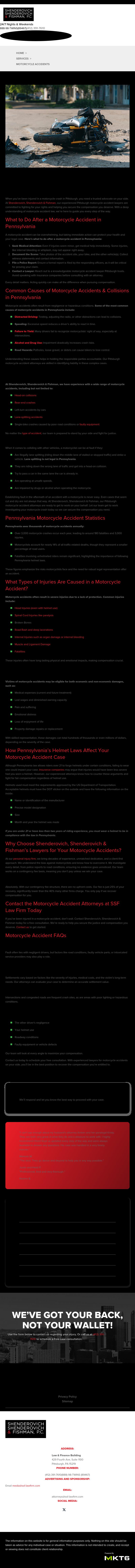 Shenderovich, Shenderovich & Fishman - Pittsburgh PA Lawyers