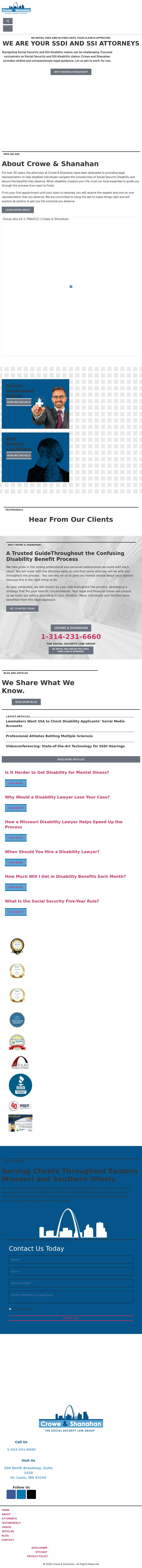 Crowe & Shanahan - St. Louis MO Lawyers