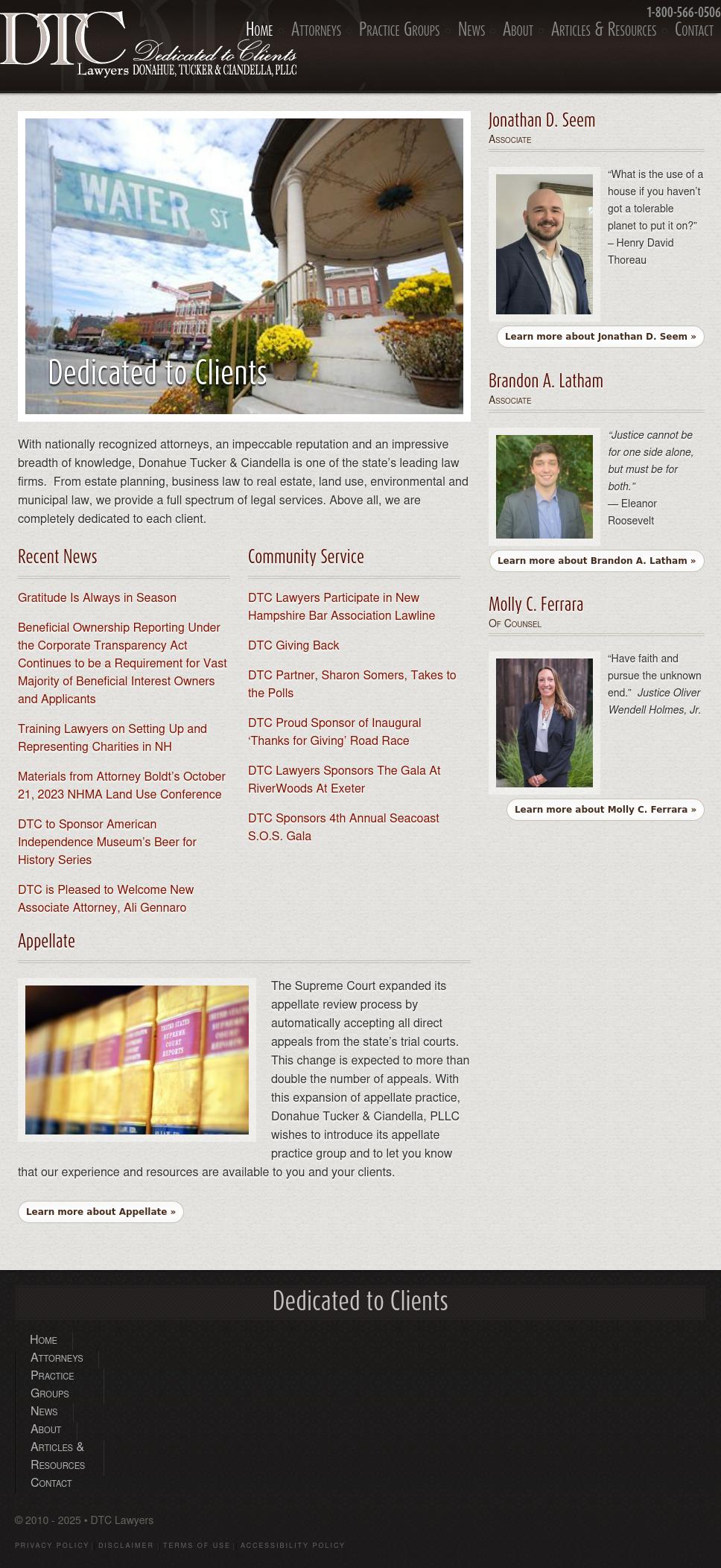 Donahue Tucker & Ciandella PLLC - Exeter NH Lawyers