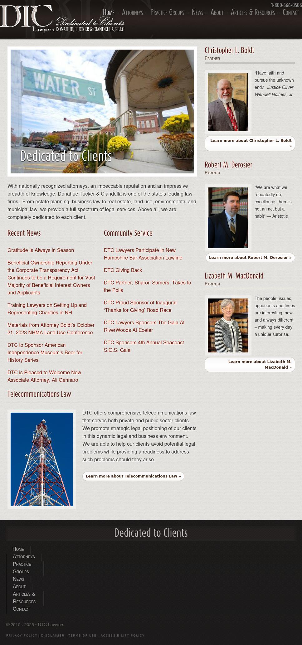 Donahue Tucker & Ciandella PLLC - Meredith NH Lawyers