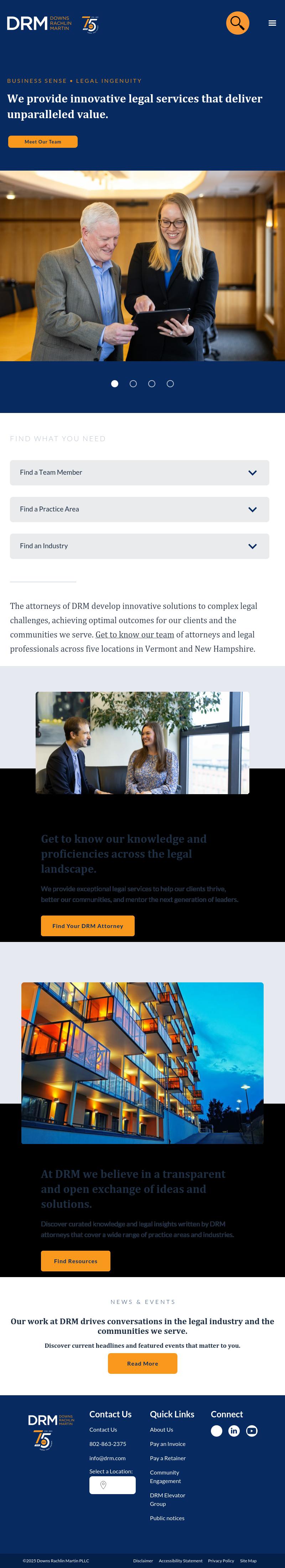 Downs Rachlin Martin PLLC - St. Johnsbury VT Lawyers