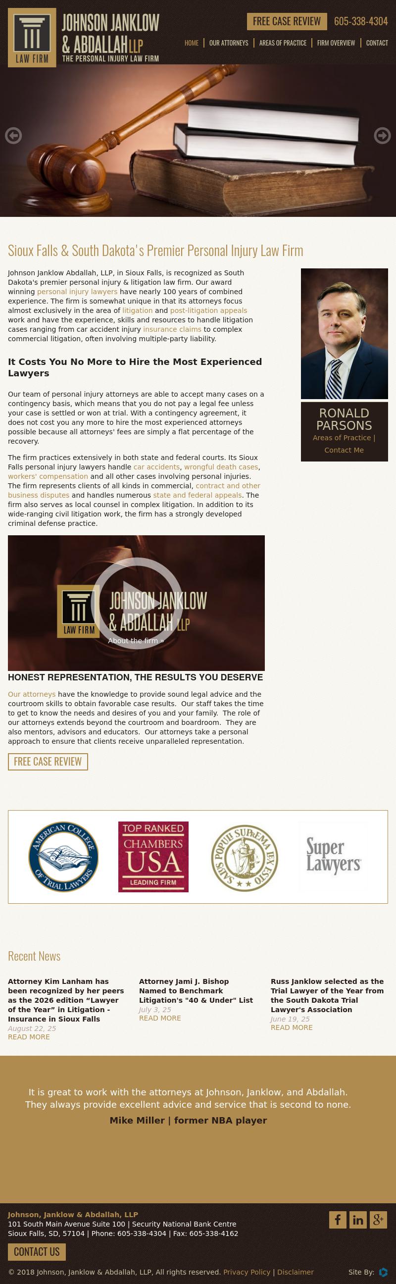 Johnson, Janklow, Abdallah, Bollweg - Sioux Falls SD Lawyers