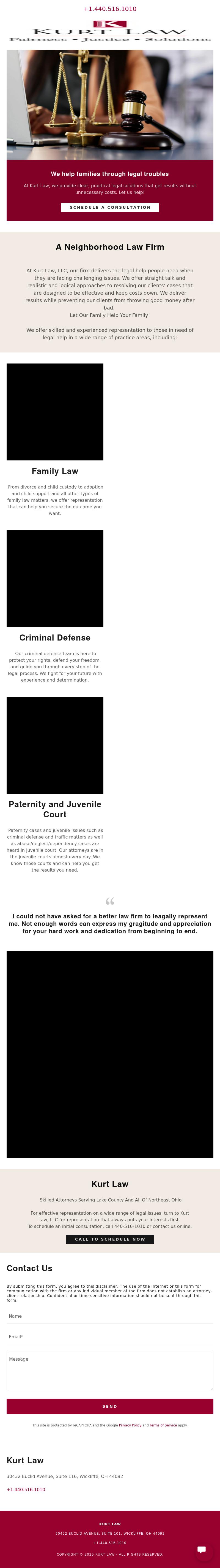 Kurt Law Office, LLC - Wickliffe OH Lawyers