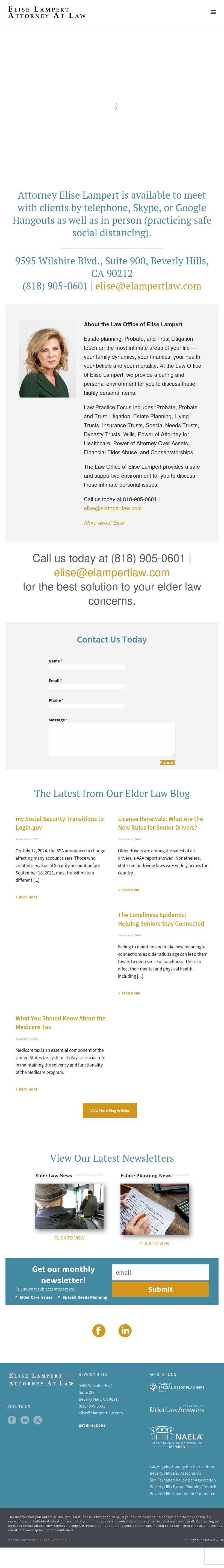 Law Office of Elise Lampert - Sherman Oaks CA Lawyers