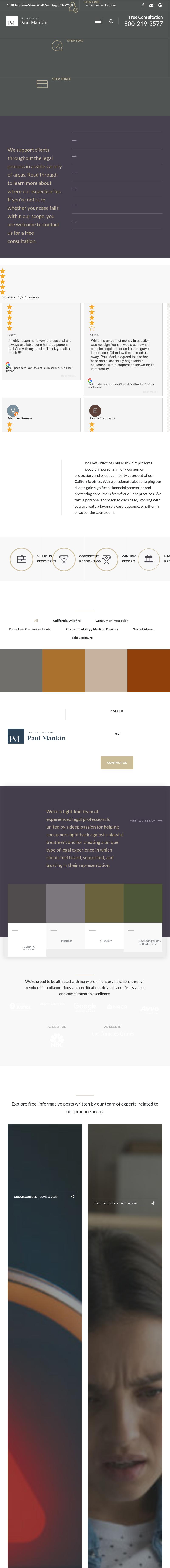 Law Office of Paul Mankin - San Diego CA Lawyers
