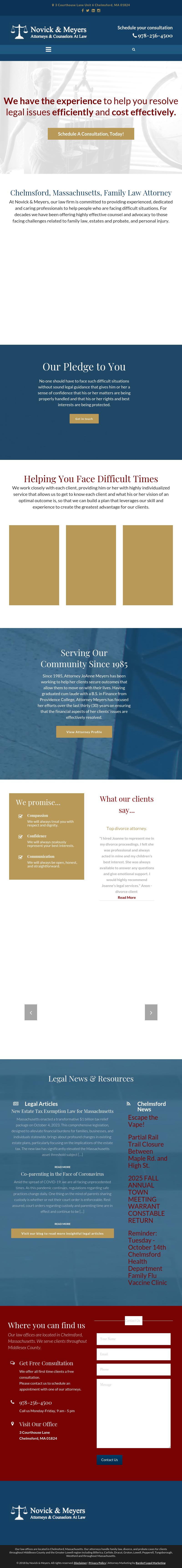 Novick & Meyers - Westford MA Lawyers