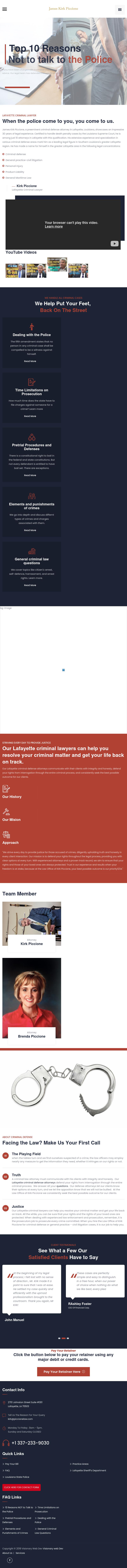 Piccione & Piccione - Lafayette LA Lawyers