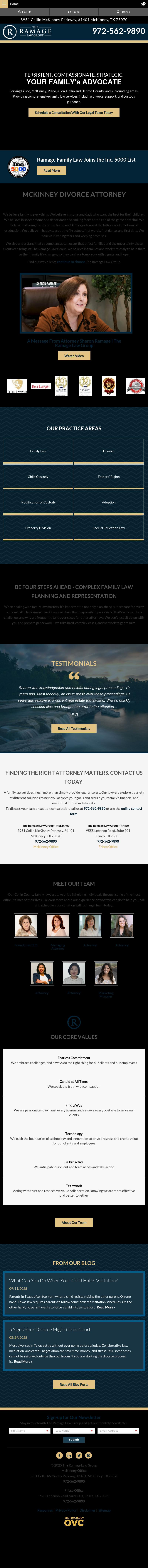 Sharon M. Ramage, P.C. - Frisco TX Lawyers