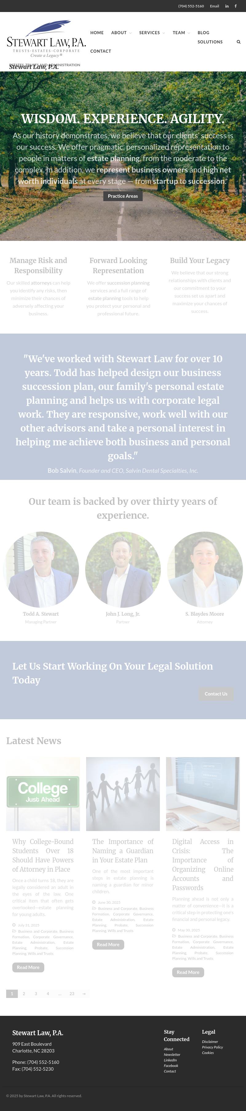 Stewart Law, P.A. - Charlotte NC Lawyers